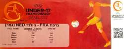 Netherlands - France UEFA Euro U-17 Championship final match (1.6.2022) ticket