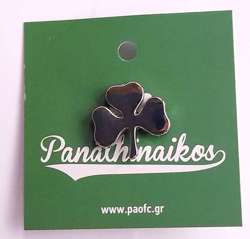Panathinaikos FC clover badge (official product)