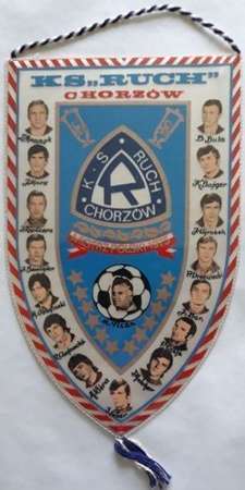 Pennant Ruch Chorzów Champion of Poland 1975 (1)