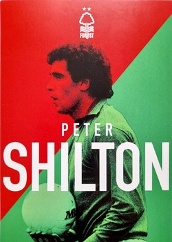 Peter Shilton - Nottingham Forest postcard (official product)