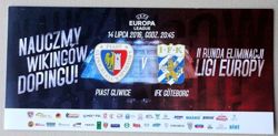 Piast Gliwice - IFK Goteborg UEFA Europa League match ticket (14.07.2016)