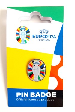 Pin of the logo UEFA Euro 2024 Germany badge (Official Licensed Product)