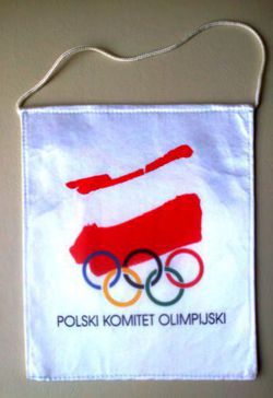 Polish Olympic Committee pennant