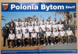 Polonia Bytom football team Spring 2012 big poster (two side)