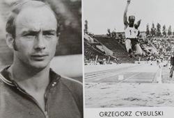 Postcard Grzegorz Cybulski (athletics)