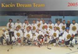 Postcard Kacuv Dream Team 2005 old boy's ice hockey team