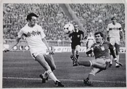 Postcard Poland - Belgium FIFA World Cup 1986 qualyfing match (11.09.1985)