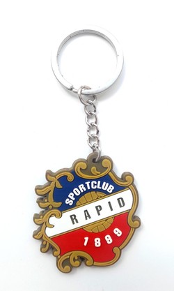 Rapid Wien old, historic crest PVC keyring (Official Licensed Product)