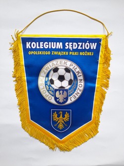 Referees Association of  the Opole District Football Association big pennant (official product)