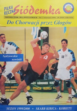 Siódemka Monthly no 1/1999. Handball fan's guide - women series A and B and II league 1999/2000 season