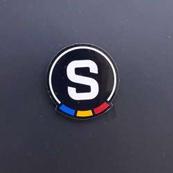 Sparta Praha emblem badge (epoxy, official product)