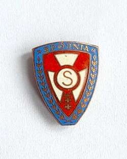 Spojnia Gdansk badge (enamel)