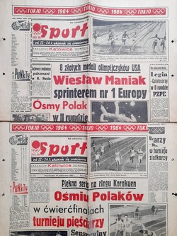 Sport Newspaper nr 131, 134/1964 (Tokyo Summer Olympic Games)