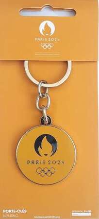 Summer Olympic Games Paris 2024 official logo keyring (Official Licensed Product)