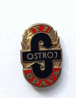 TJ Ostroj Opava (enamel, signature)