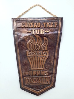 TKKF Tur Koszalin pennant (PRL, copper)