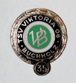 TSV Viktoria 06 Buchholz with silver garland (enamel)