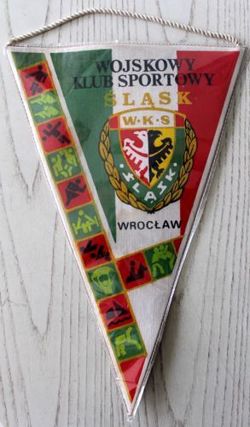 The Army Sport Club Slask Wroclaw big pennant