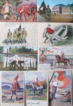 The postcards of Sokol Gymnastic Association in the collection of the Museum of Sports and Tourism in Warsaw (9 items)