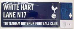 Tottenham Hotspur FC - White Hart Lane colour street sign (official product)