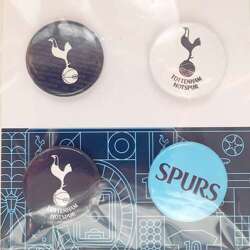 Tottenham Hotspur FC set of 4 button badges (official product)