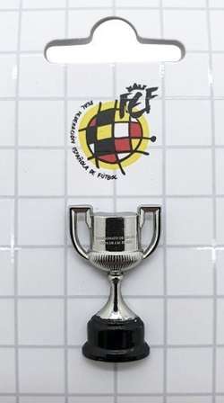 Trophy Copa del Rey badge Spain Official Licensed Product RFEF pin 