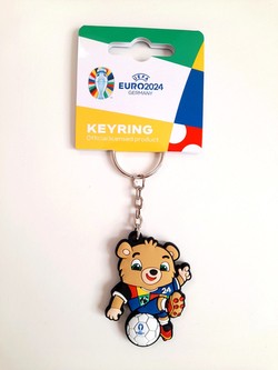 UEFA Euro 2024 Germany mascot Albart gum keyring (Official Licensed Product)