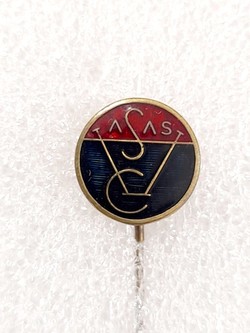 Vasas SC crest badge (lacquer)