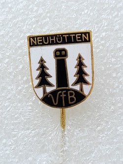 VfB Neuhütten crest badge (enamel, signature)