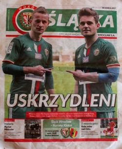 WKS Slask Wroclaw - Korona Kielce Lotto Ekstraklasa matchday magazine (31.03.2017)