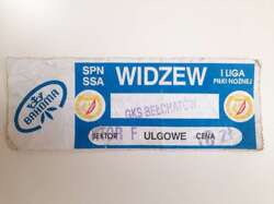 Widzew Lodz - GKS Belchatow match tickets, I league (season 1996-1997)