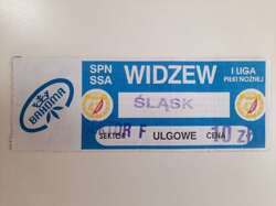 Widzew Lodz - Slask Wroclaw match tickets, I league (season 1996-1997)