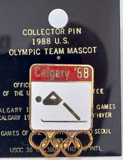 Winter Olympic Games Calgary 1988 ski jumping (official product)