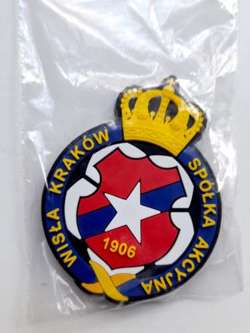 Wisla Cracow crest PVC magnet (official product)