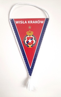 Wisla Cracow football club crest pennant (official product)