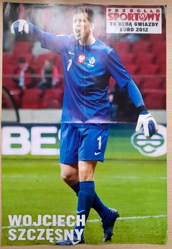 Wojciech Szczesny, Arjen Robben - UEFA Euro 2012 big poster (two side)