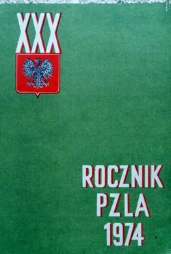 Yearbook of Polish Athletics Association in 1974
