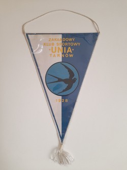 ZKS Unia Tarnow big old pennant