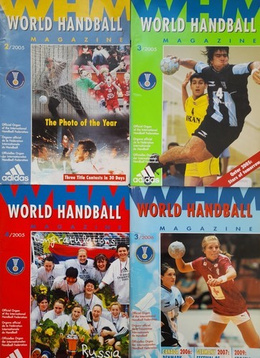 World Handball Magazine. The official magazine of the IHF. Yearbook 2005-2006 (4 magazines)