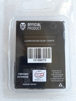Valencia CF crest keyring (official poduct)