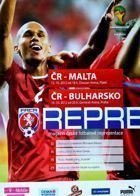 Czech Republic - Malta and Czech Republic - Bulgaria World Cup 2014 qualification matches programme (12/16.10.2012)