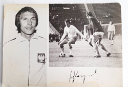 Henryk Kasperczak (Stal Mielec) - Poland National Football Team World Cup 1974 postcard