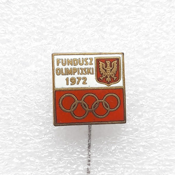 Poland Olympic Fund 1972 badge (enamel)