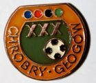 XXX years of Chrobry Glogow badge (lacquer)