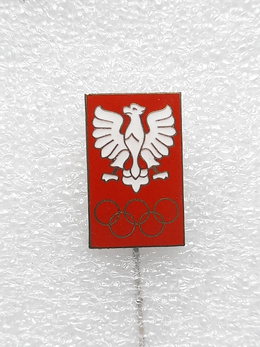 Poland Olympic National Team old badge (enamel)