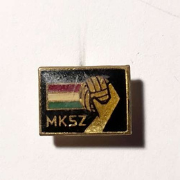 Hugary Handball Association old badge (epoxy, signature)