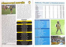 FK Slavoj Vysehrad match programmes 2011-2012, Czech Republic (4 issues)