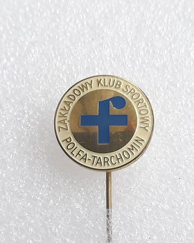 ZKS Polfa-Tarchomin Warsaw badge (lacquer)