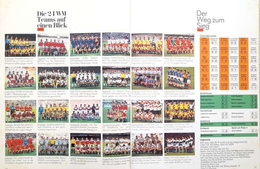 The King's Eleven and the Emperor. 1990 FIFA World Cup. Bunte Spezial magazine (Germany)