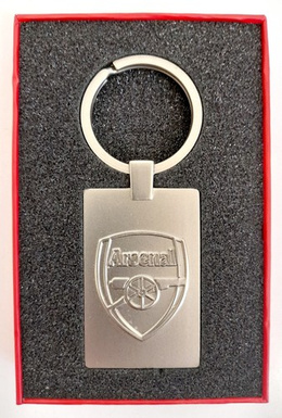 Arsenal FC - Always Ahead of the Game metal keyring (official product)